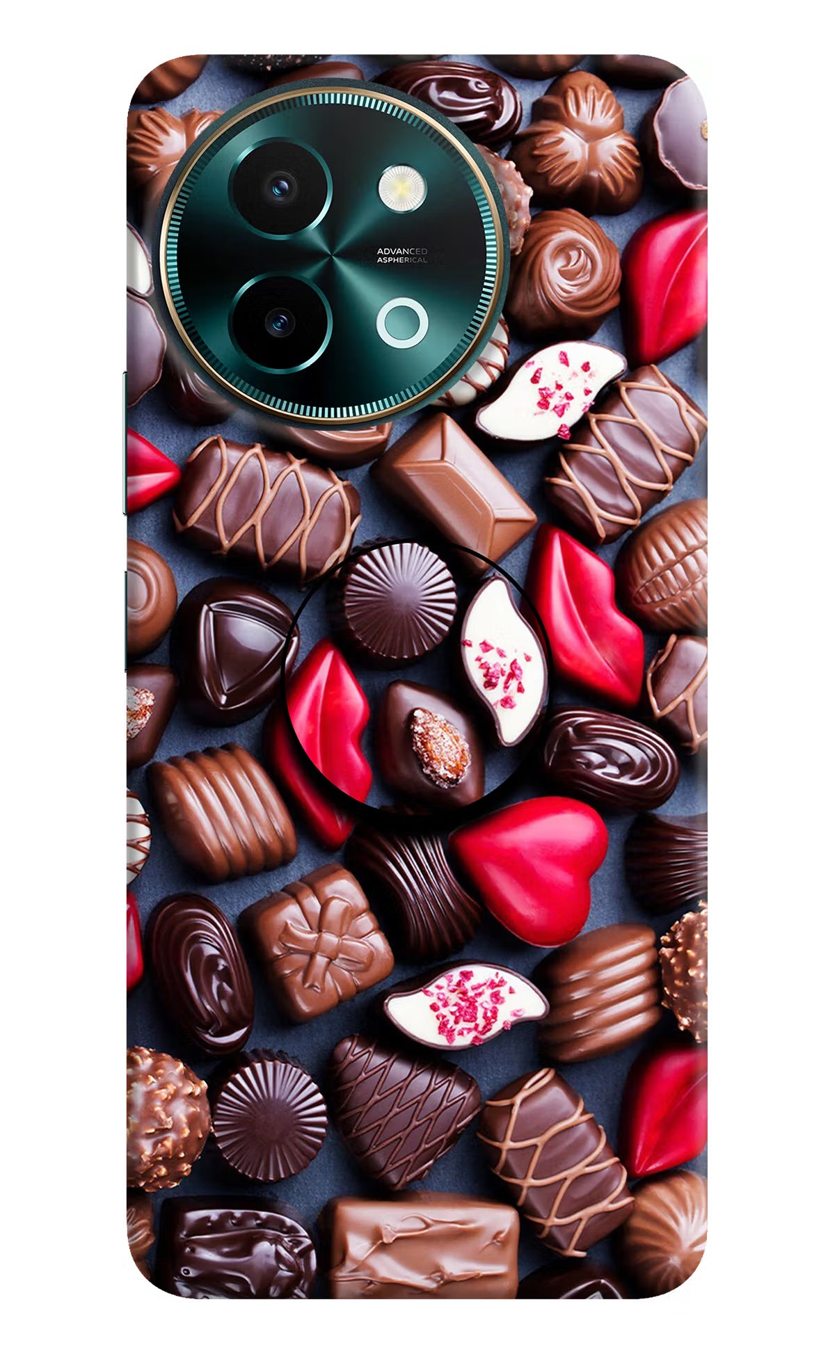 Chocolates Vivo Y58 5G Pop Case by Casekaro