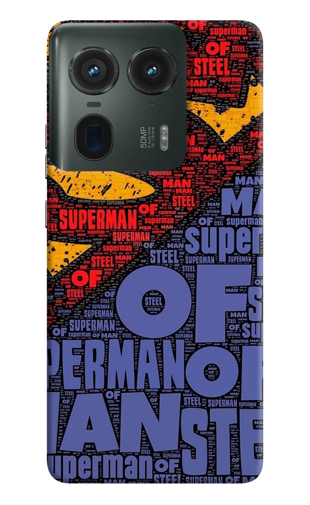 Superman Moto Edge 50 Ultra 5G Hard Case Back Cover by Casekaro
