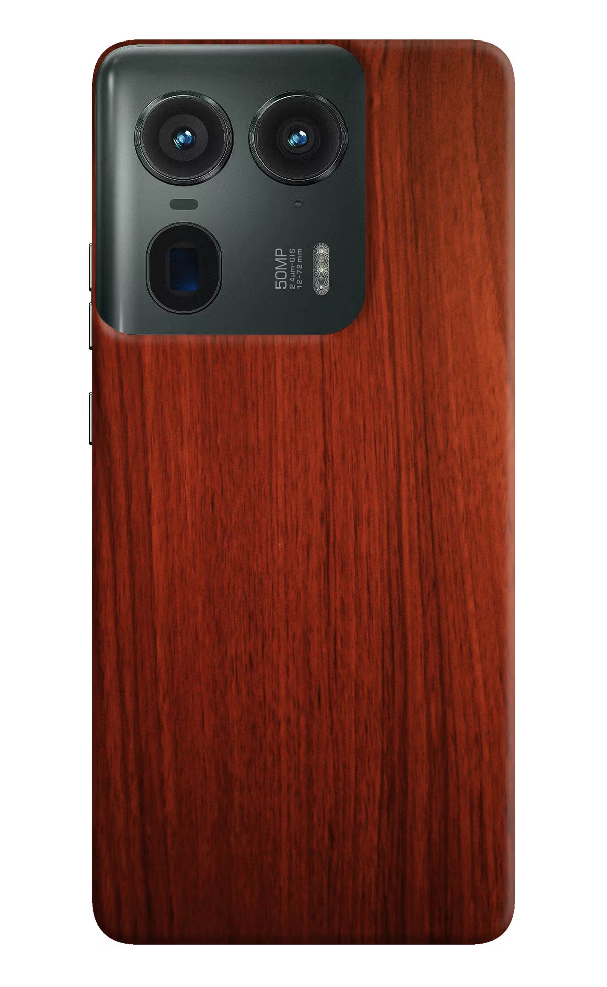 Wooden Plain Pattern Moto Edge 50 Ultra 5G Hard Case Back Cover by Casekaro