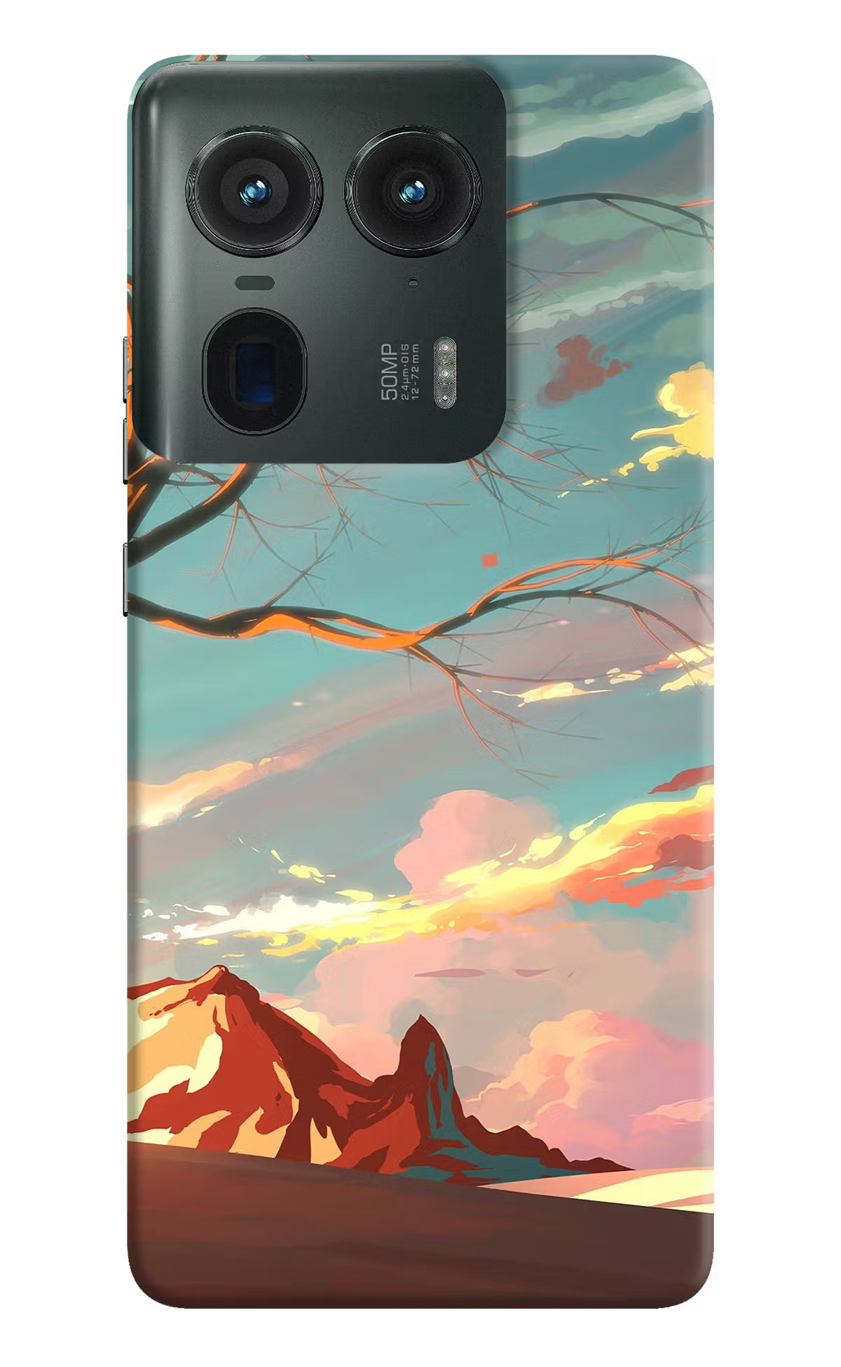 Scenery Moto Edge 50 Ultra 5G Hard Case Back Cover by Casekaro