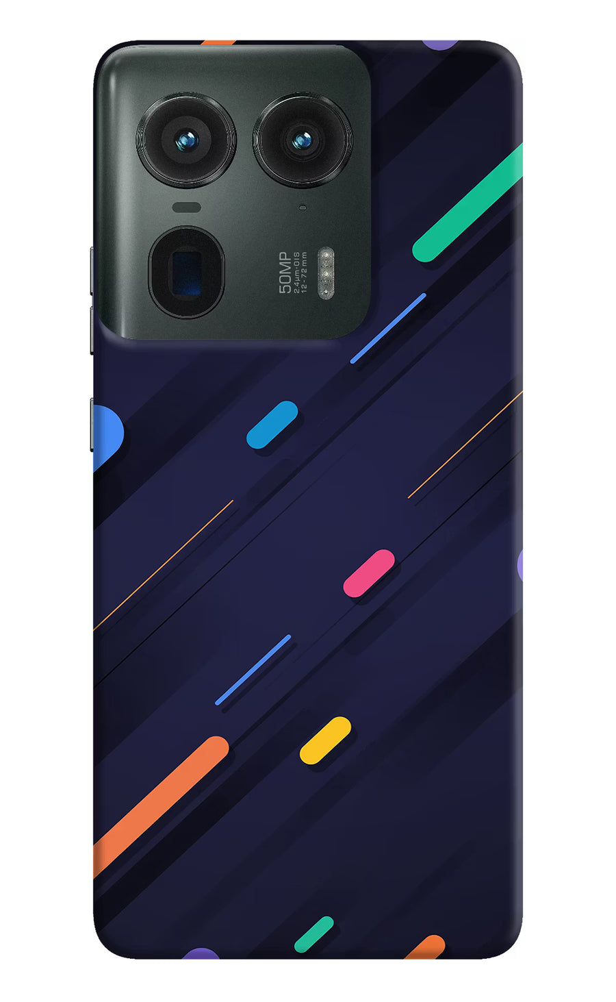 Abstract Design Moto Edge 50 Ultra 5G Back Cover, Hard case