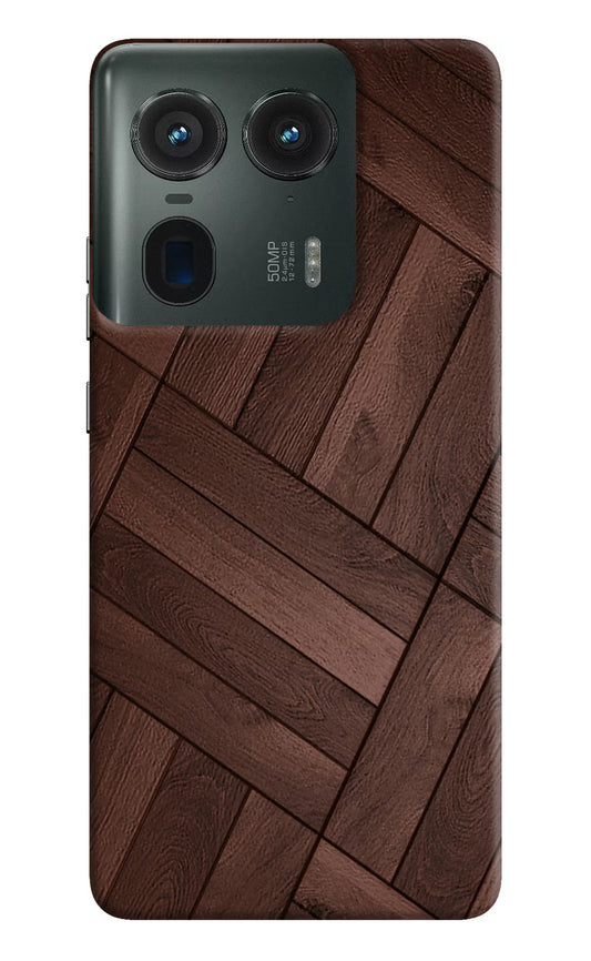 Wooden Texture Design Moto Edge 50 Ultra 5G Hard Case Back Cover by Casekaro