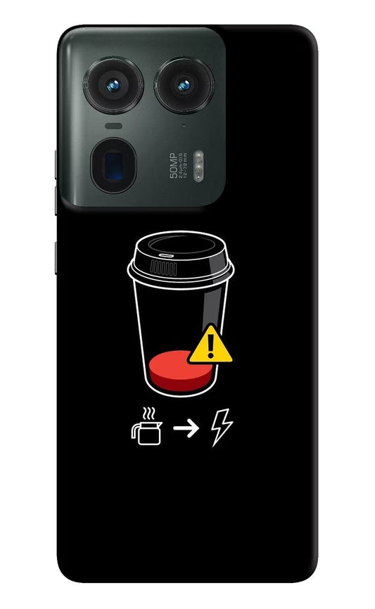 Coffee Moto Edge 50 Ultra 5G Hard Case Back Cover by Casekaro