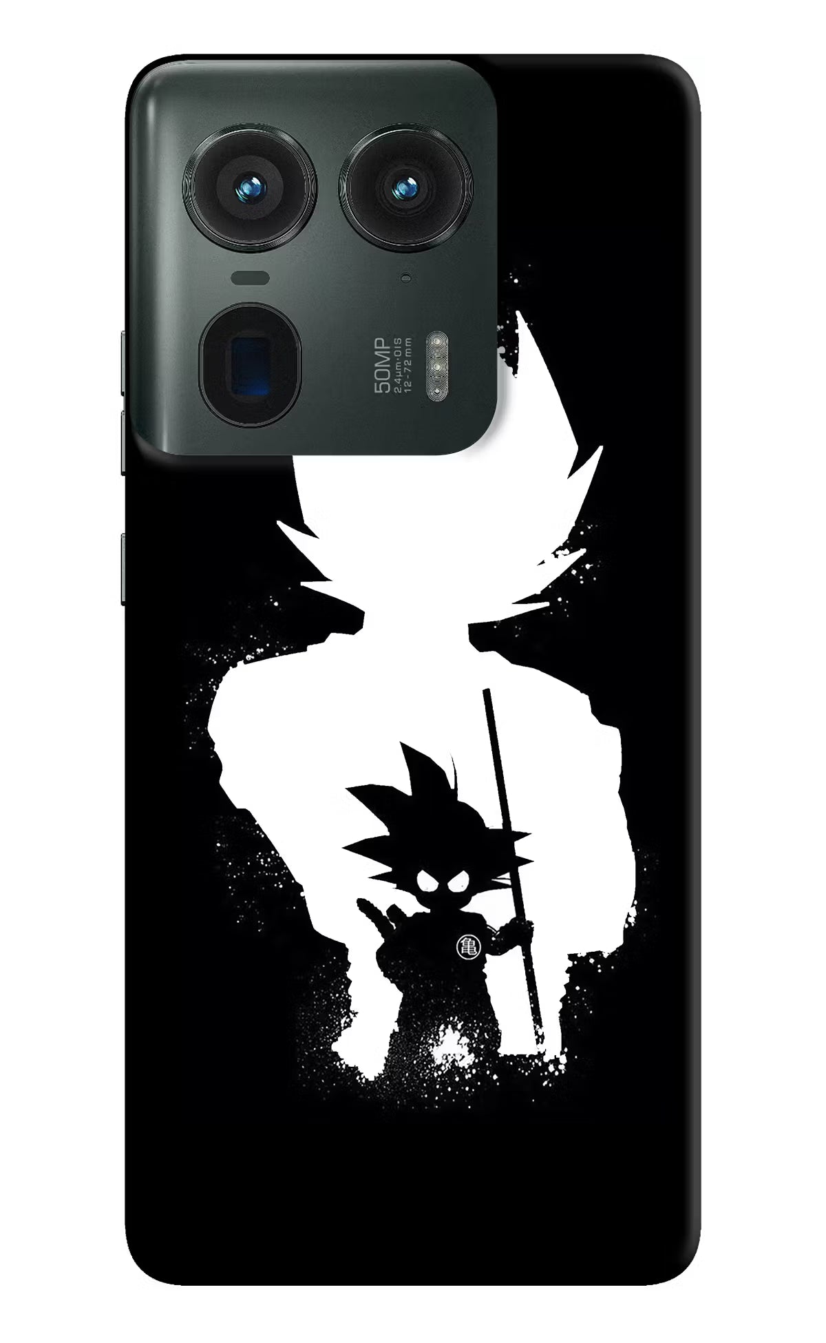 Goku Shadow Moto Edge 50 Ultra 5G Hard Case Back Cover by Casekaro