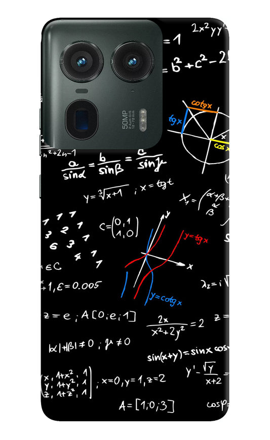 Mathematics Formula Moto Edge 50 Ultra 5G Back Cover