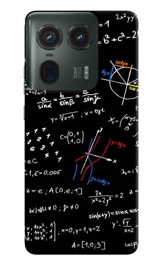 Mathematics Formula Moto Edge 50 Ultra 5G Hard Case Back Cover by Casekaro