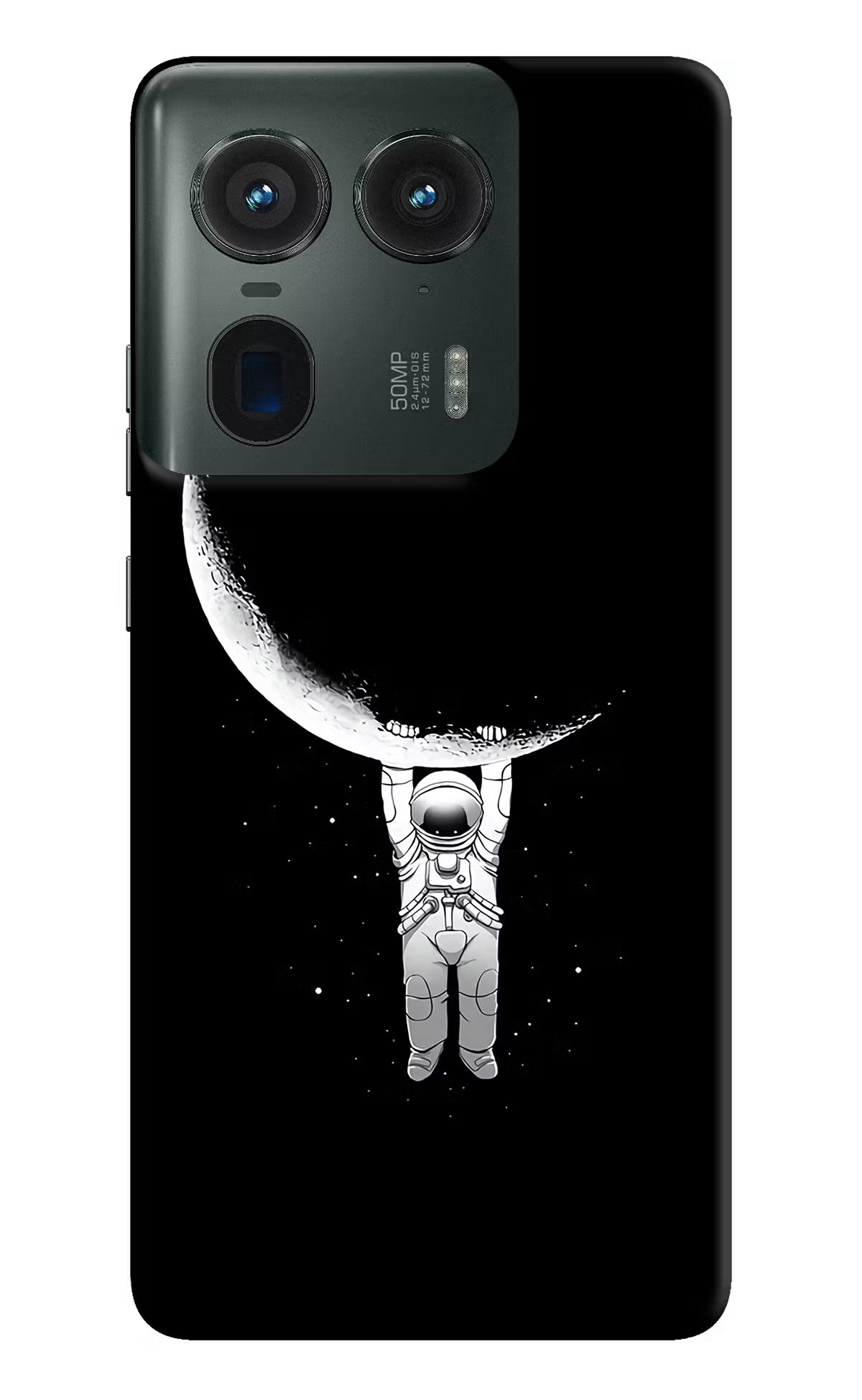 Moon Space Moto Edge 50 Ultra 5G Hard Case Back Cover by Casekaro