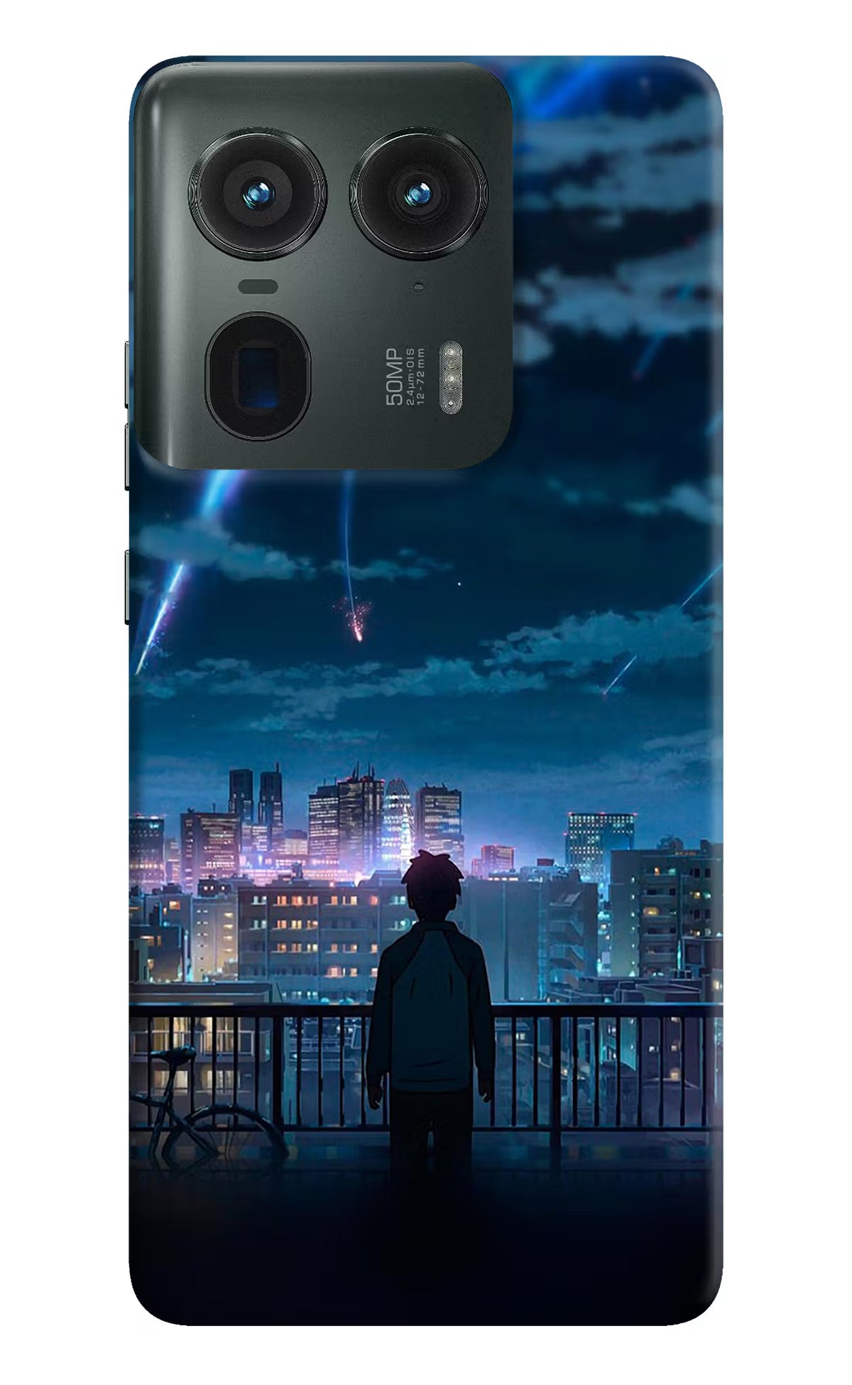 Anime Moto Edge 50 Ultra 5G Hard Case Back Cover by Casekaro