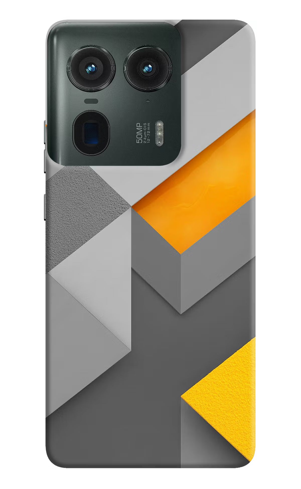 Abstract Moto Edge 50 Ultra 5G Hard Case Back Cover by Casekaro