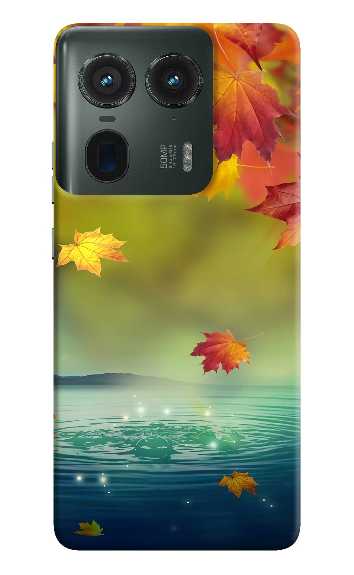 Flowers Moto Edge 50 Ultra 5G Hard Case Back Cover by Casekaro