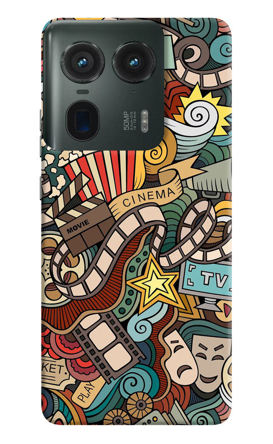 Cinema Abstract Moto Edge 50 Ultra 5G Hard Case Back Cover by Casekaro