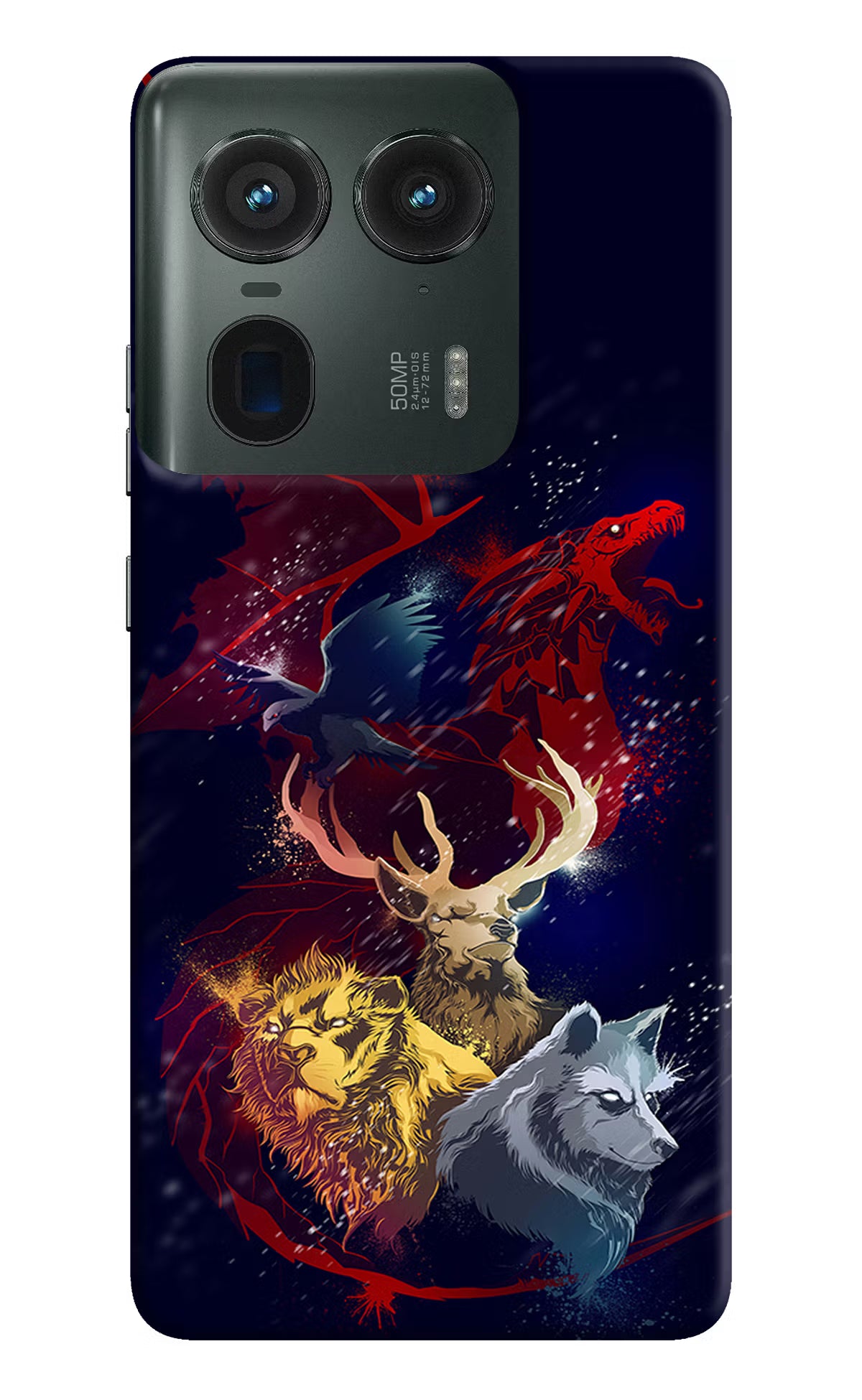 Game Of Thrones Moto Edge 50 Ultra 5G Hard Case Back Cover by Casekaro