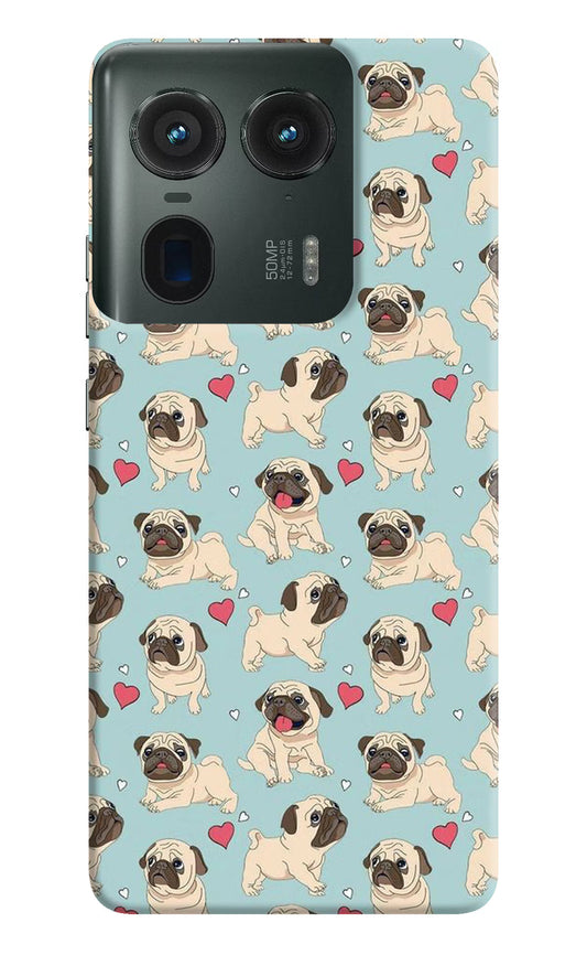 Pug Dog Moto Edge 50 Ultra 5G Hard Case Back Cover by Casekaro