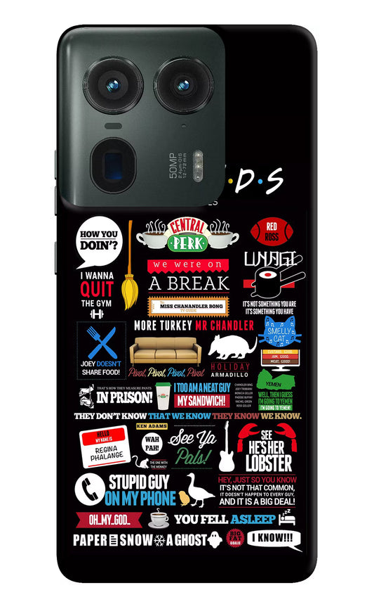 FRIENDS Moto Edge 50 Ultra 5G Hard Case Back Cover by Casekaro