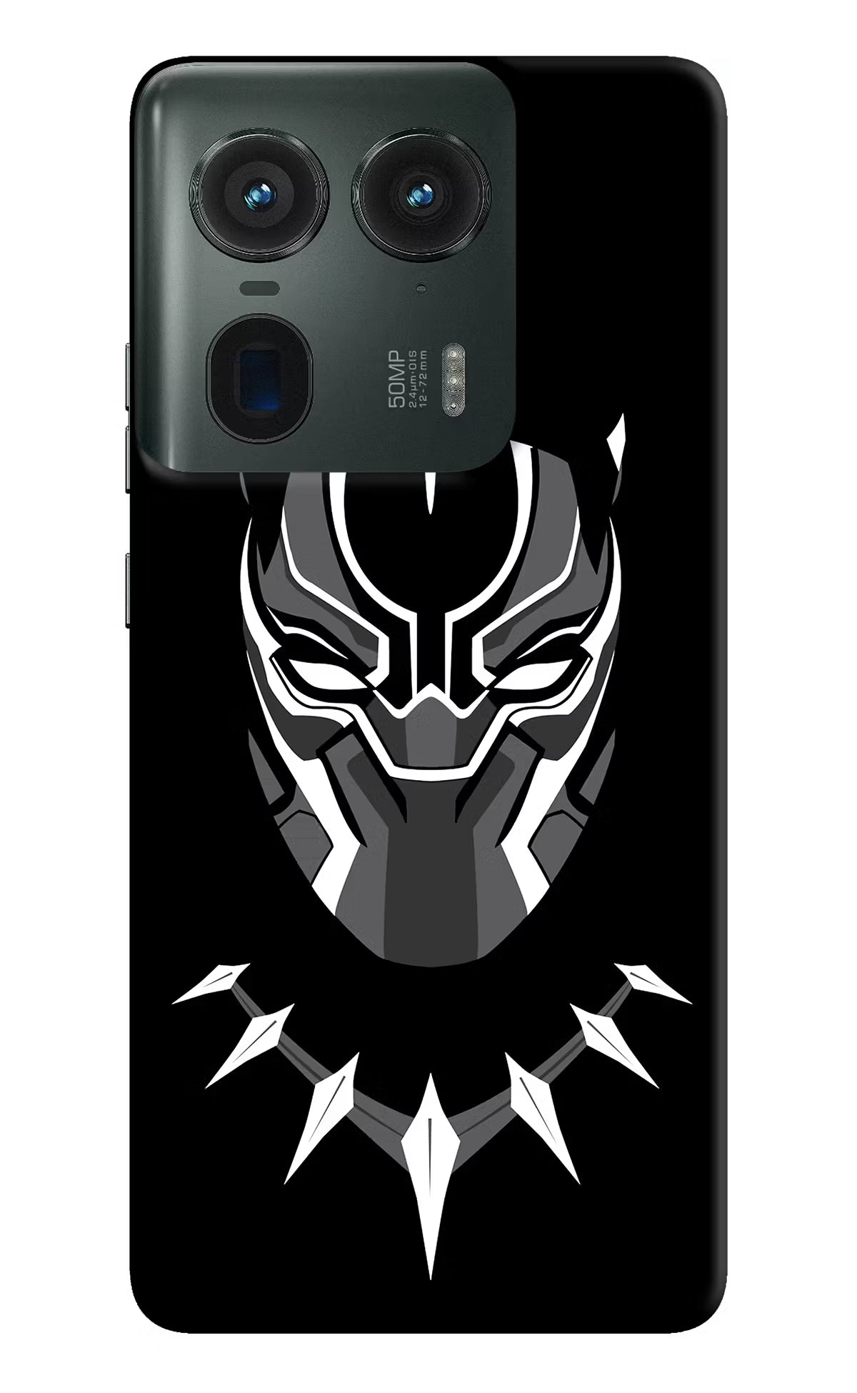 Black Panther Moto Edge 50 Ultra 5G Hard Case Back Cover by Casekaro