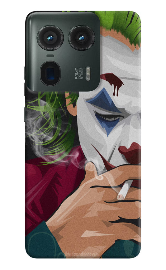 Joker Smoking Moto Edge 50 Ultra 5G Hard Case Back Cover by Casekaro