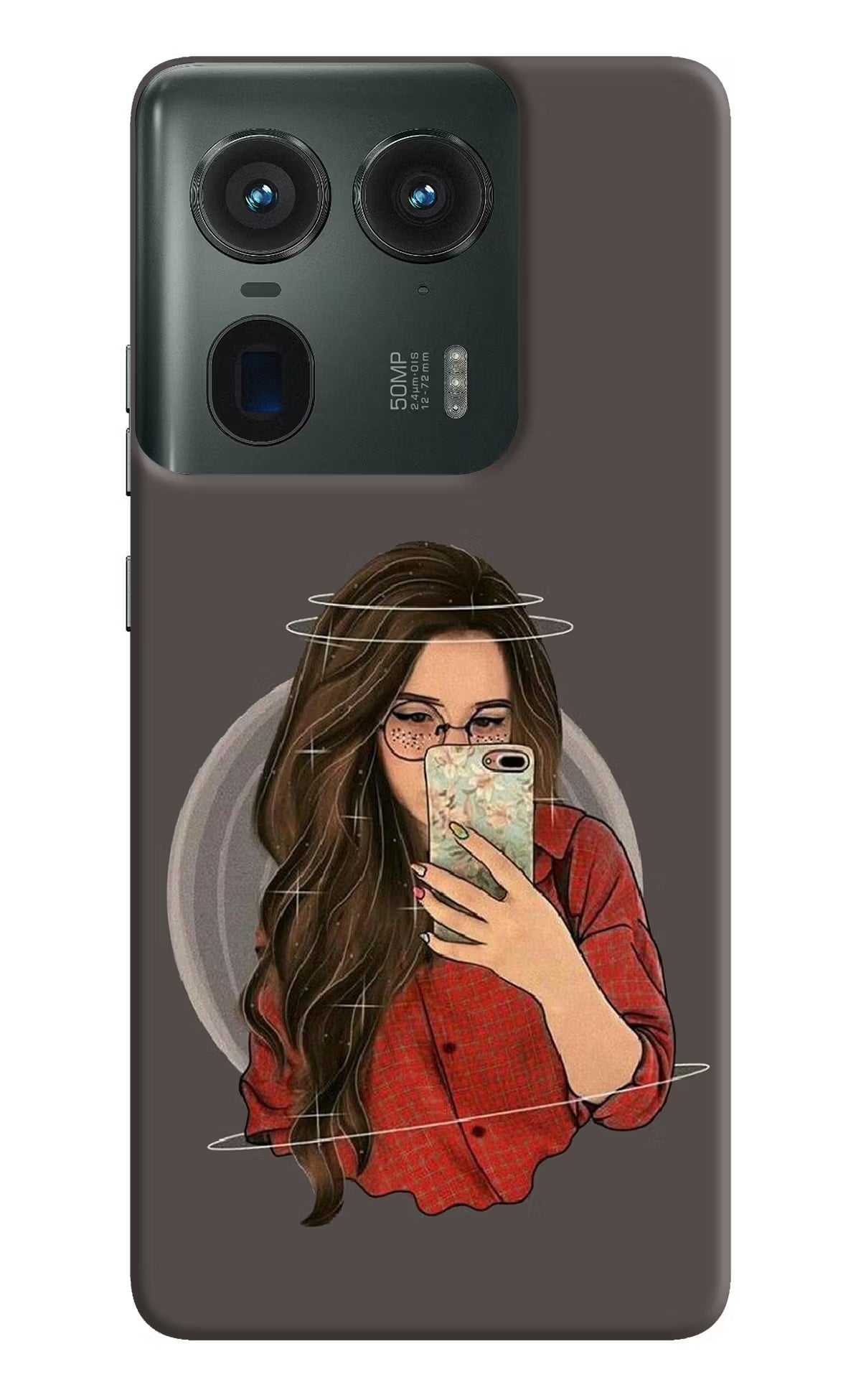 Selfie Queen Moto Edge 50 Ultra 5G Hard Case Back Cover by Casekaro