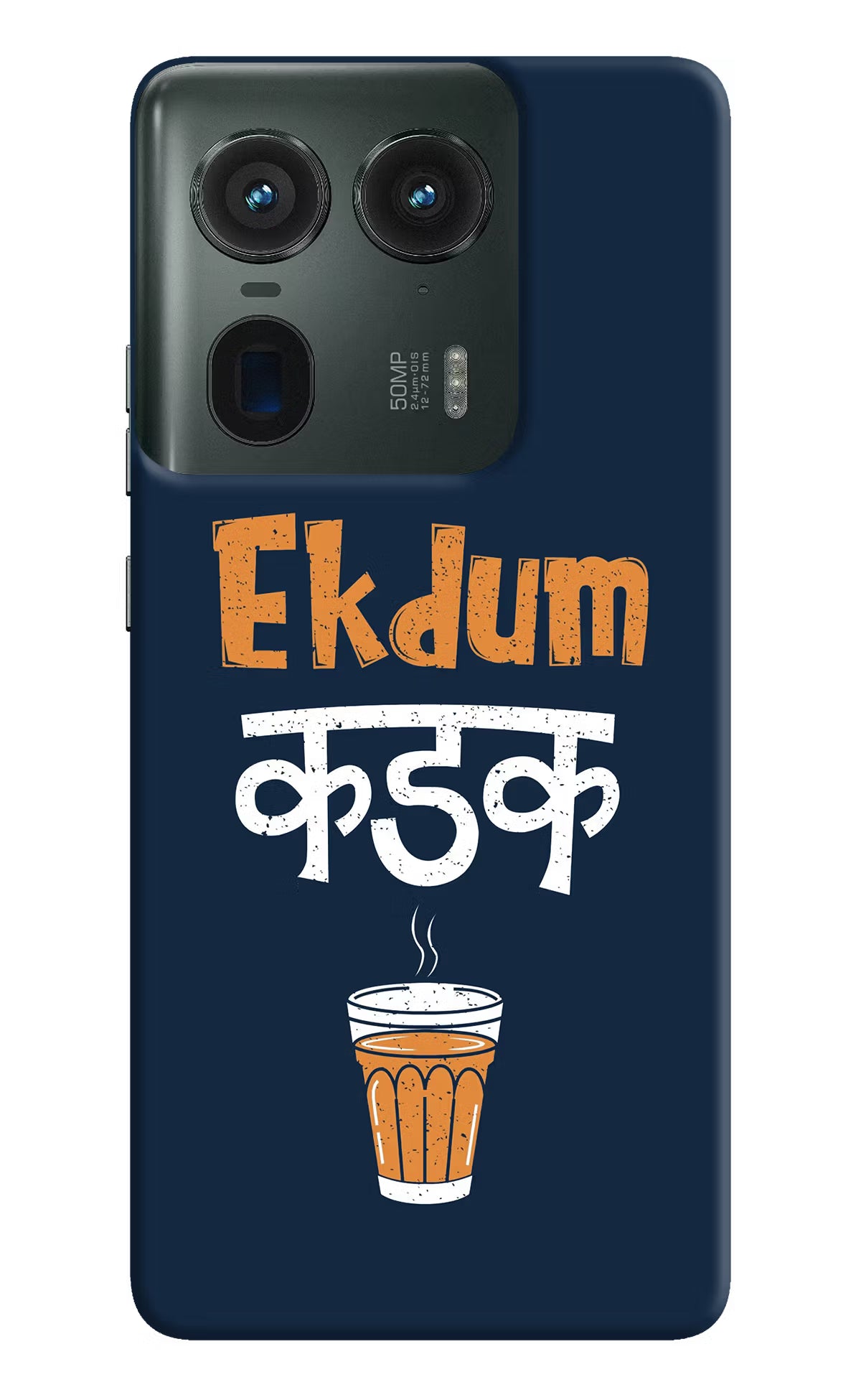 Ekdum Kadak Chai Moto Edge 50 Ultra 5G Hard Case Back Cover by Casekaro