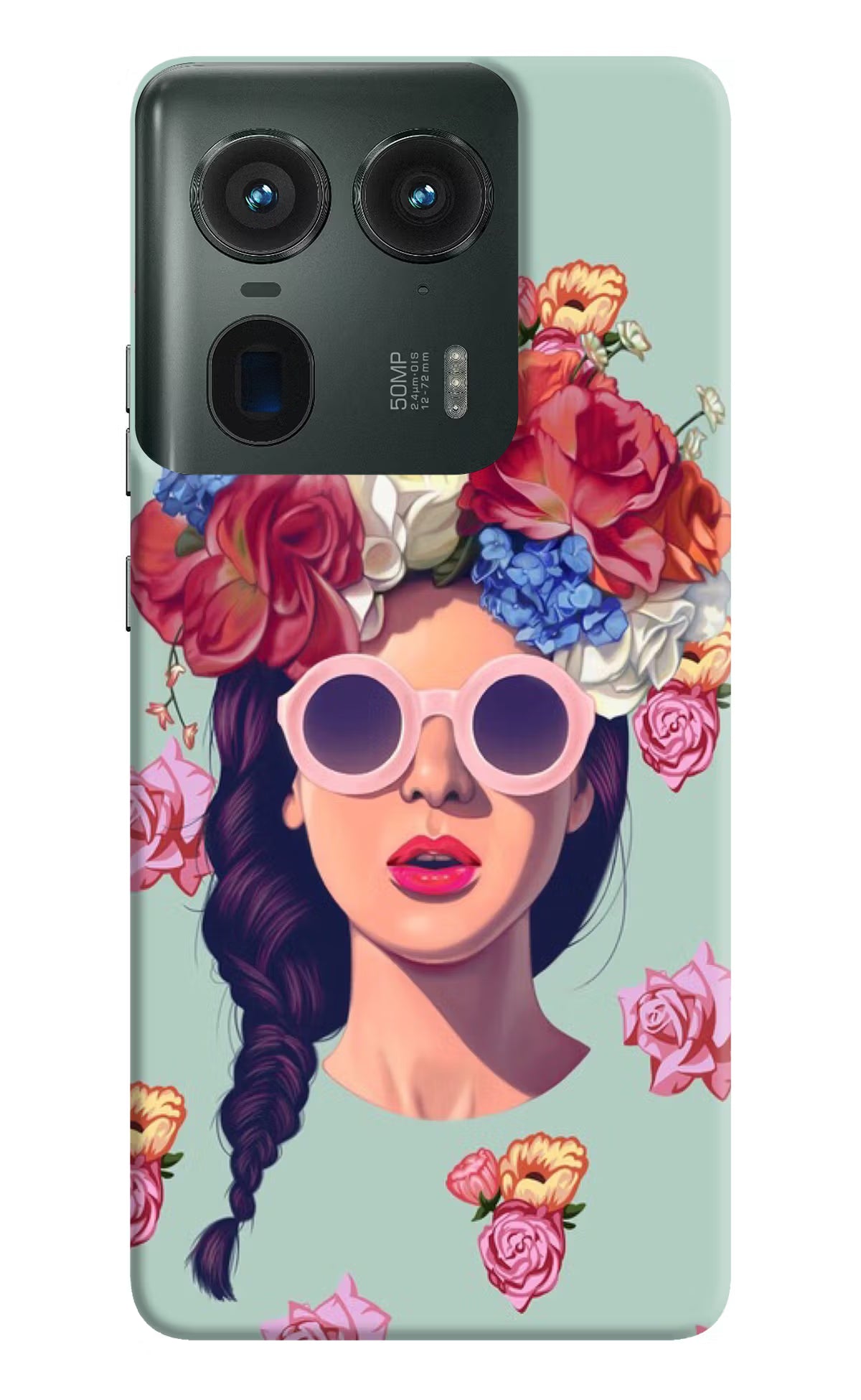 Pretty Girl Moto Edge 50 Ultra 5G Hard Case Back Cover by Casekaro