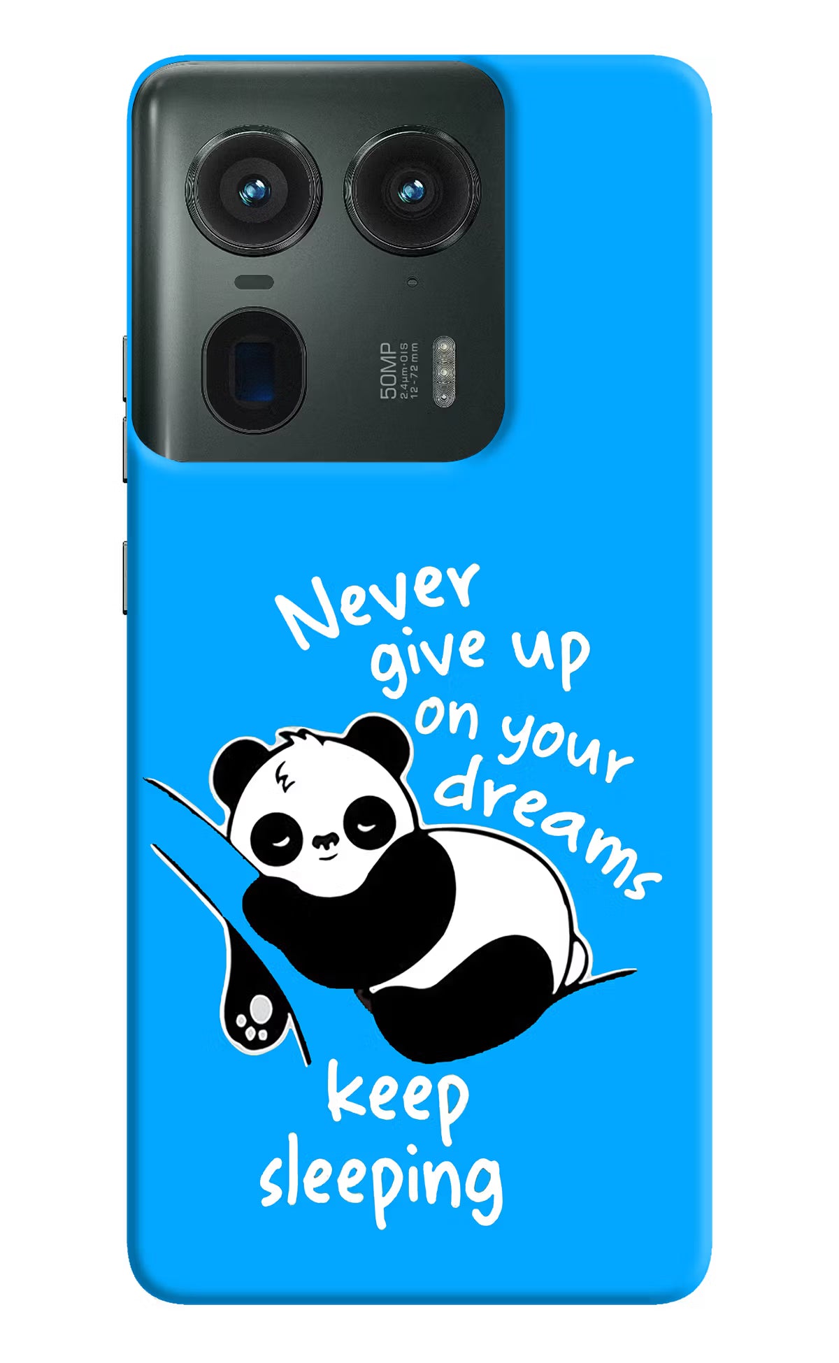 Keep Sleeping Moto Edge 50 Ultra 5G Hard Case Back Cover by Casekaro