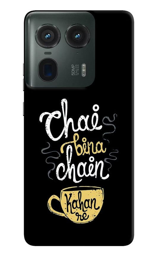 Chai Bina Chain Kaha Re Moto Edge 50 Ultra 5G Hard Case Back Cover by Casekaro