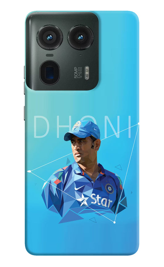 Dhoni Artwork Moto Edge 50 Ultra 5G Hard Case Back Cover by Casekaro