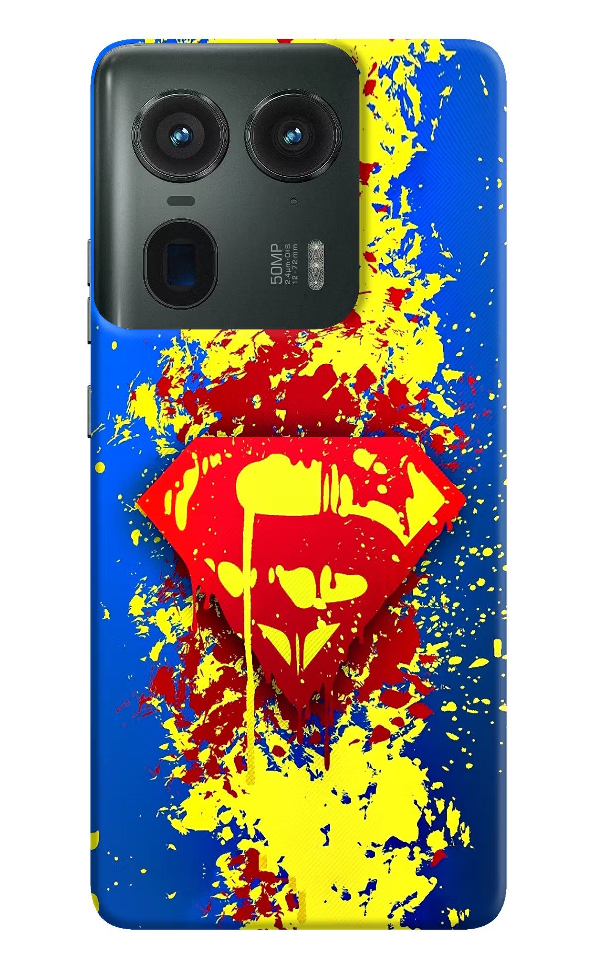 Superman logo Moto Edge 50 Ultra 5G Hard Case Back Cover by Casekaro