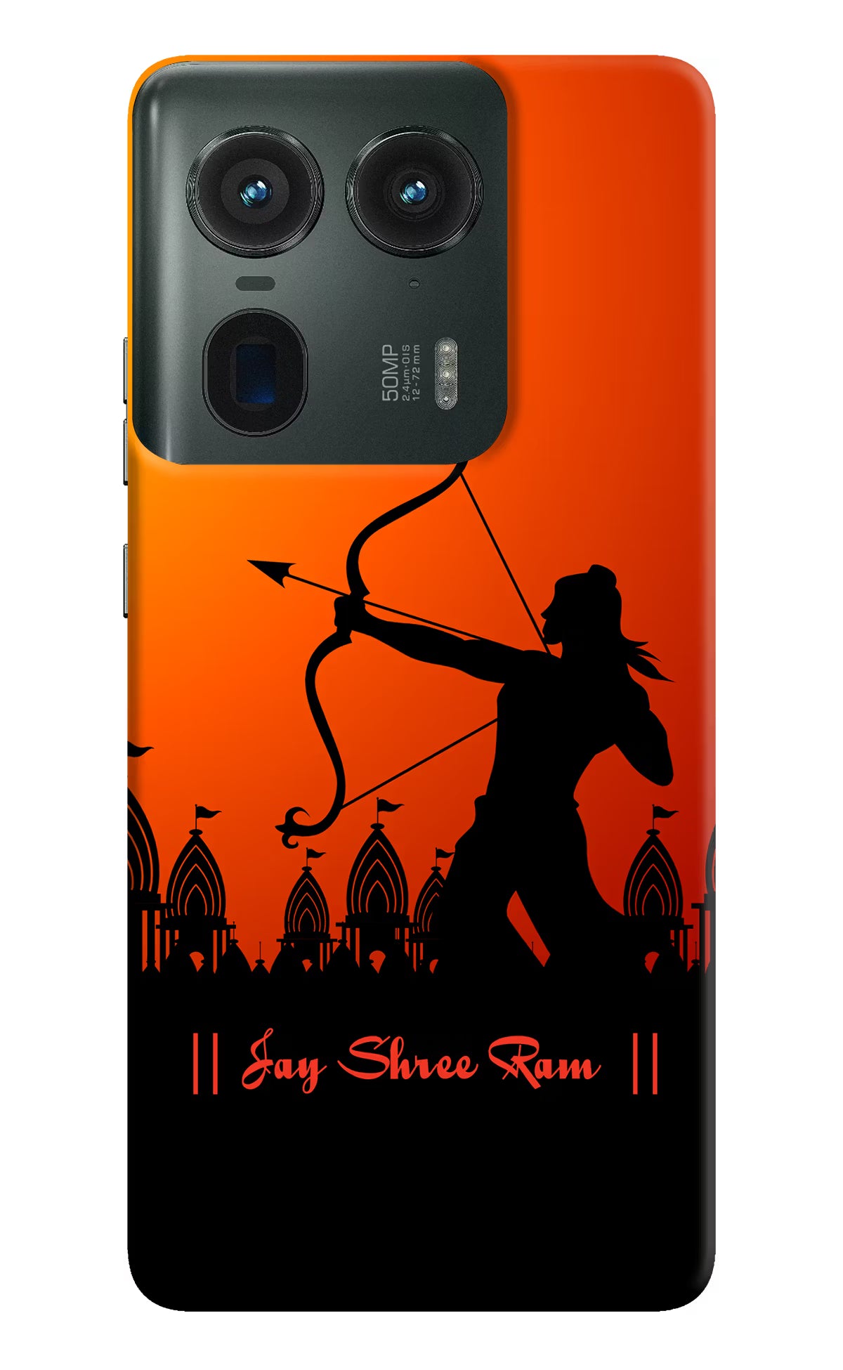 Lord Ram - 4 Moto Edge 50 Ultra 5G Hard Case Back Cover by Casekaro