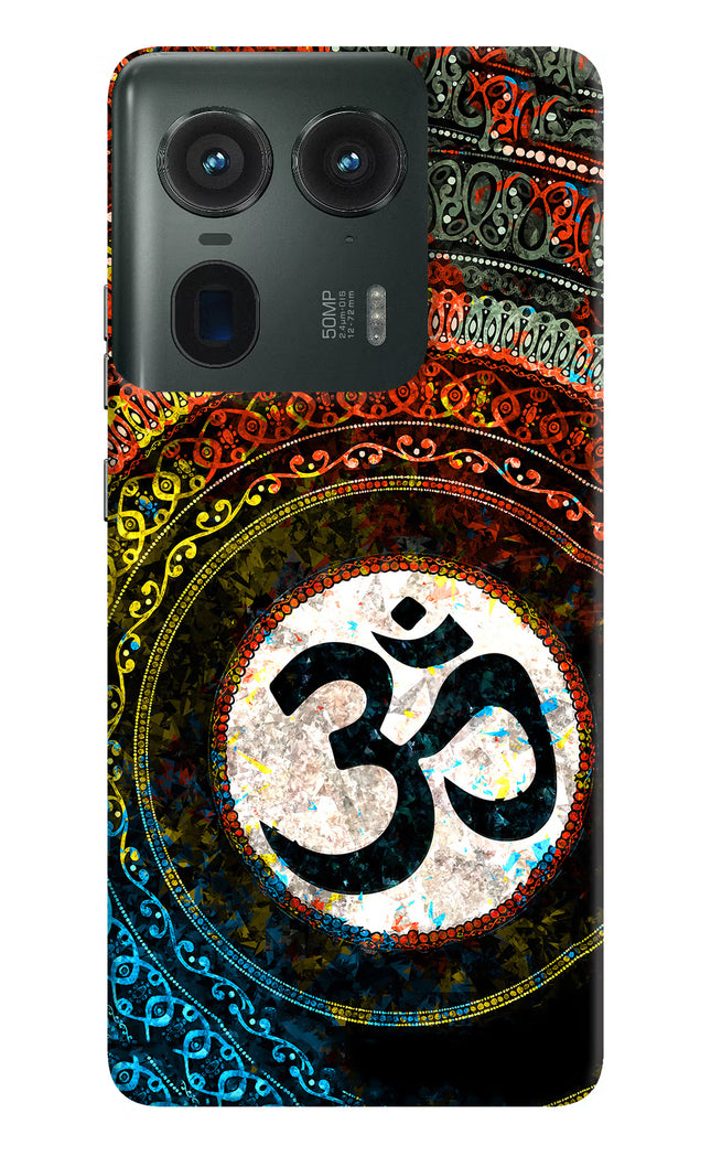 Om Cultural Moto Edge 50 Ultra 5G Hard Case Back Cover by Casekaro