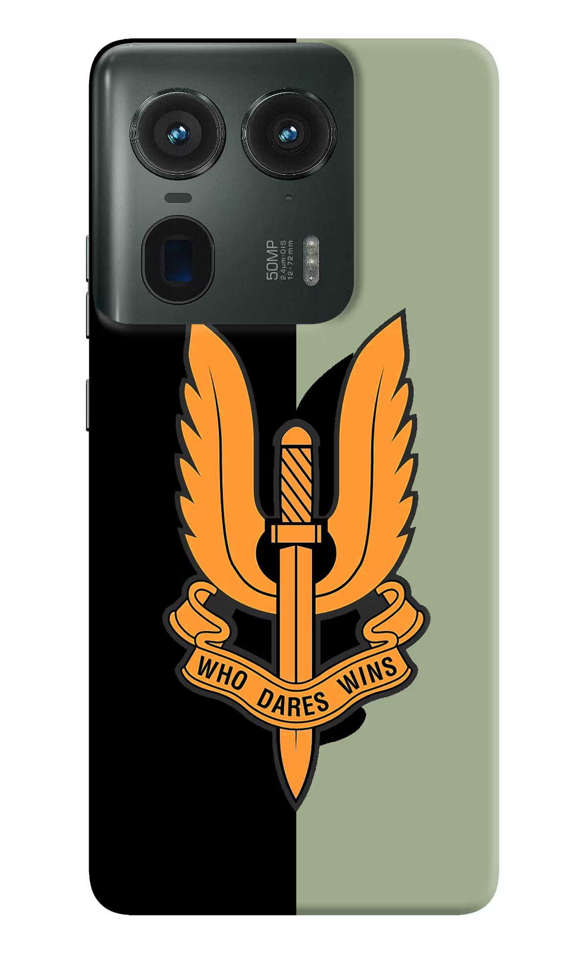 Balidan Logo Moto Edge 50 Ultra 5G Hard Case Back Cover by Casekaro