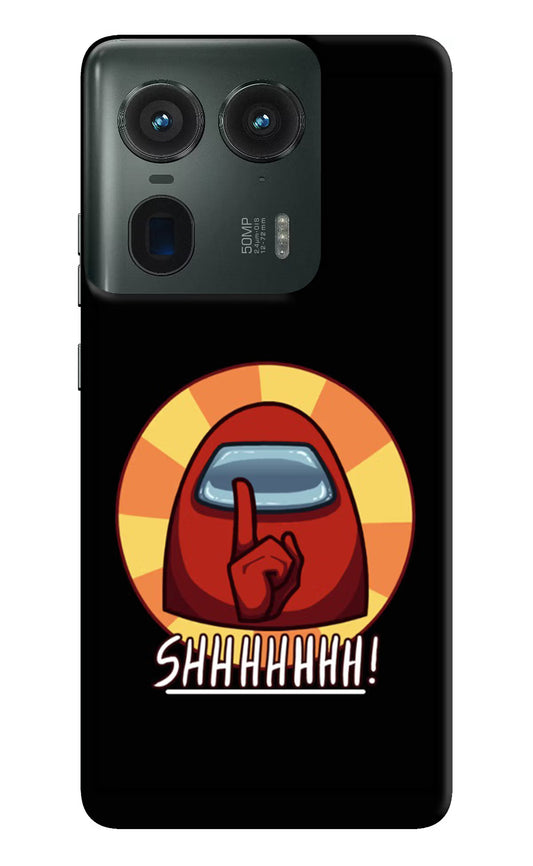 Among Us Shhh! Moto Edge 50 Ultra 5G Hard Case Back Cover by Casekaro