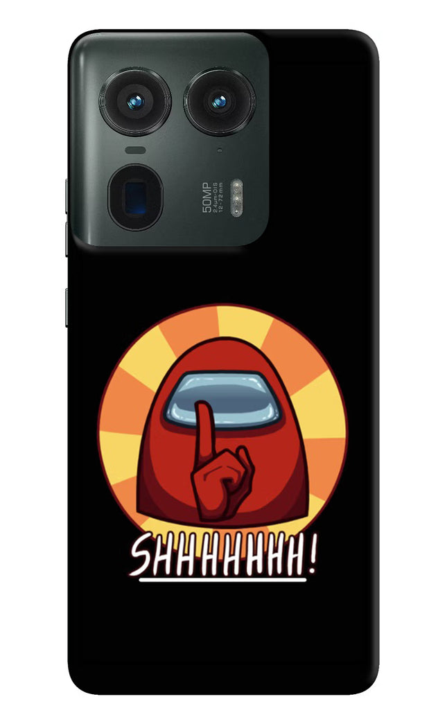 Among Us Shhh! Moto Edge 50 Ultra 5G Hard Case Back Cover by Casekaro