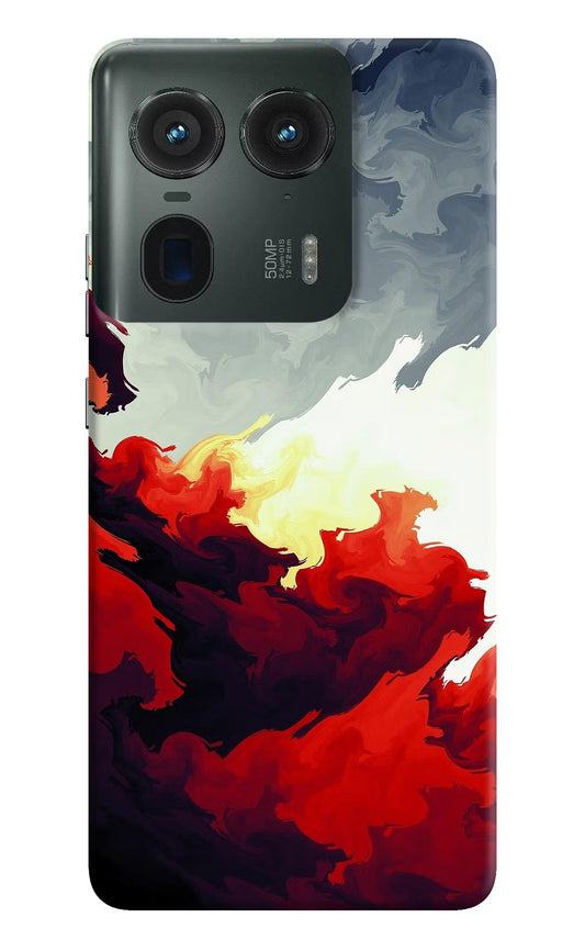 Fire Cloud Moto Edge 50 Ultra 5G Hard Case Back Cover by Casekaro