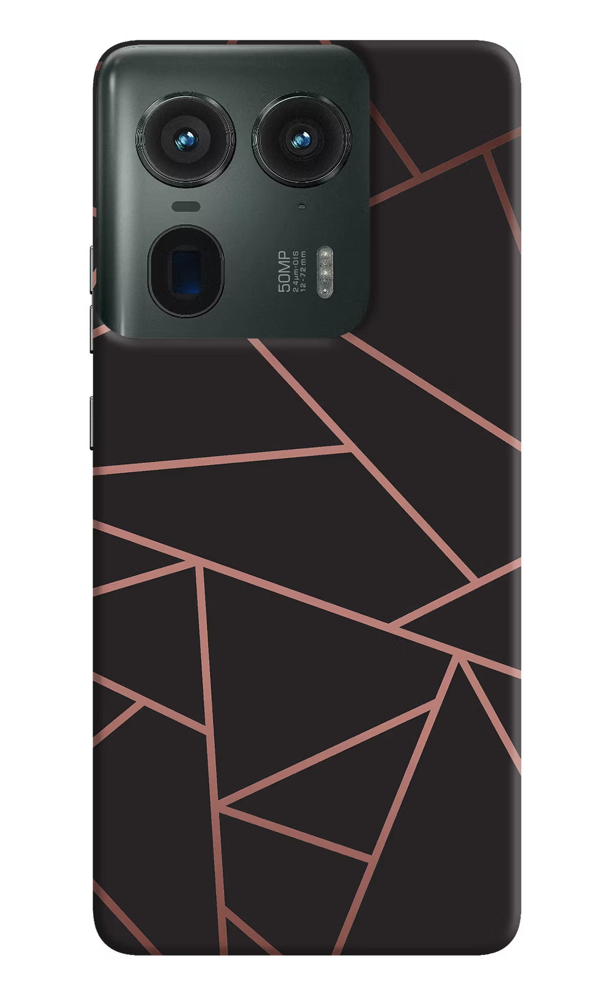 Geometric Pattern Moto Edge 50 Ultra 5G Hard Case Back Cover by Casekaro