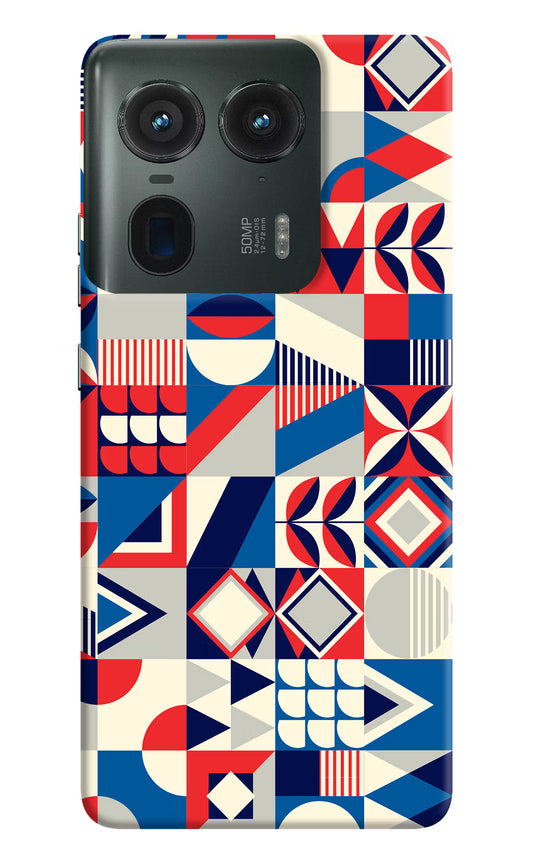 Colorful Pattern Moto Edge 50 Ultra 5G Hard Case Back Cover by Casekaro