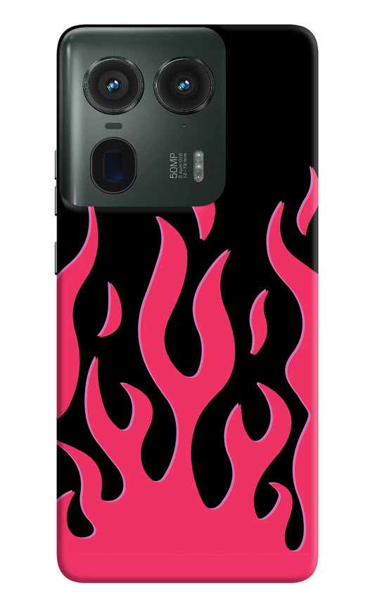 Fire Flames Moto Edge 50 Ultra 5G Hard Case Back Cover by Casekaro
