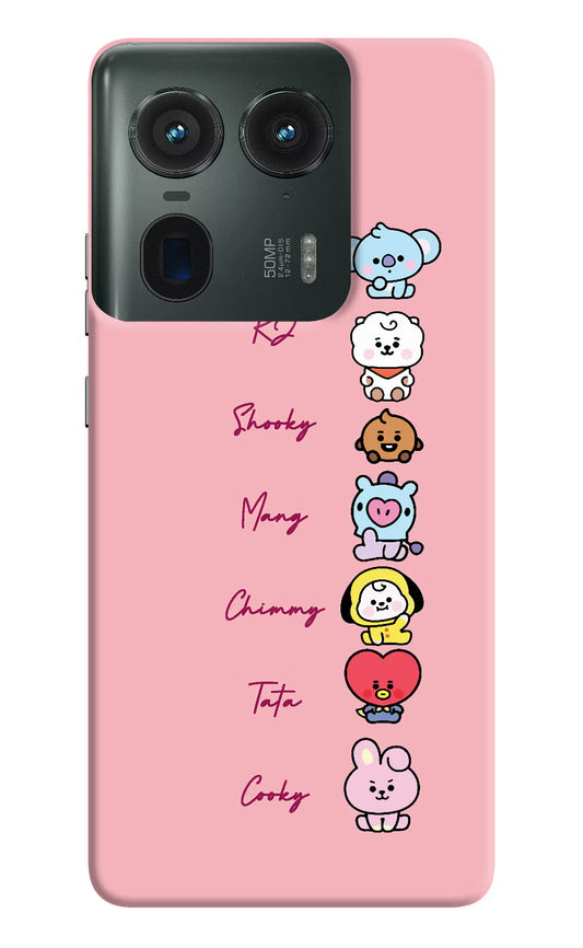 BTS names Moto Edge 50 Ultra 5G Hard Case Back Cover by Casekaro