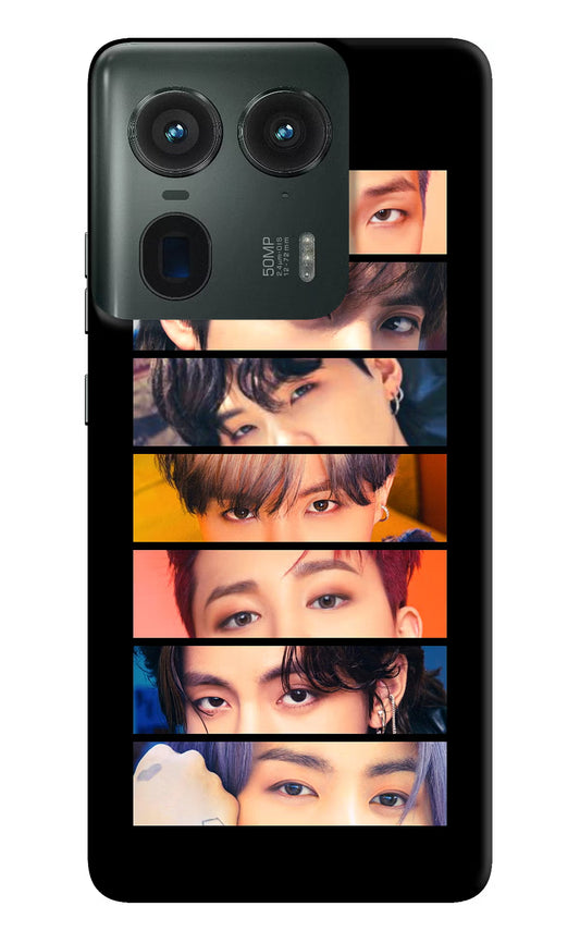 BTS Eyes Moto Edge 50 Ultra 5G Hard Case Back Cover by Casekaro