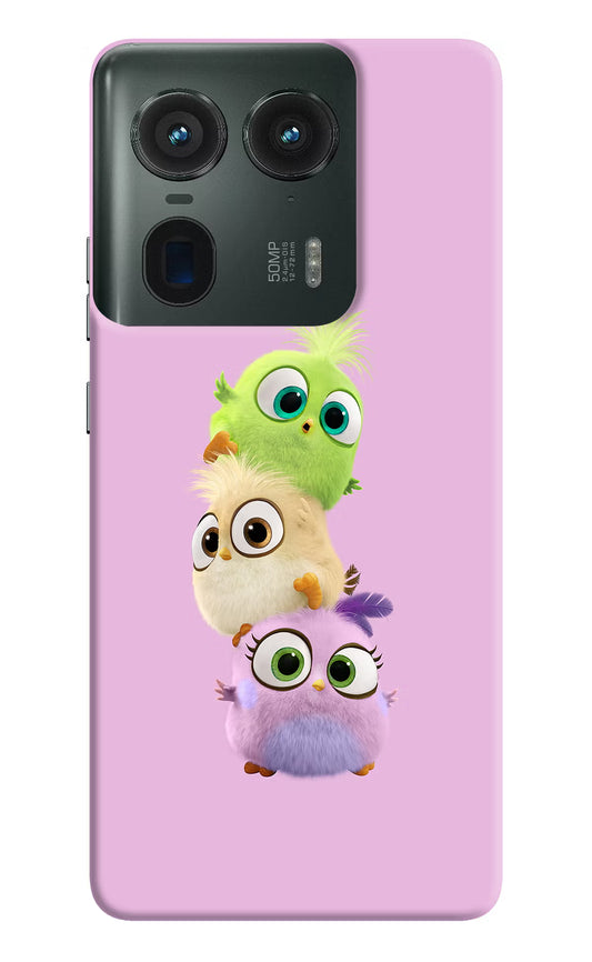 Cute Little Birds Moto Edge 50 Ultra 5G Hard Case Back Cover by Casekaro