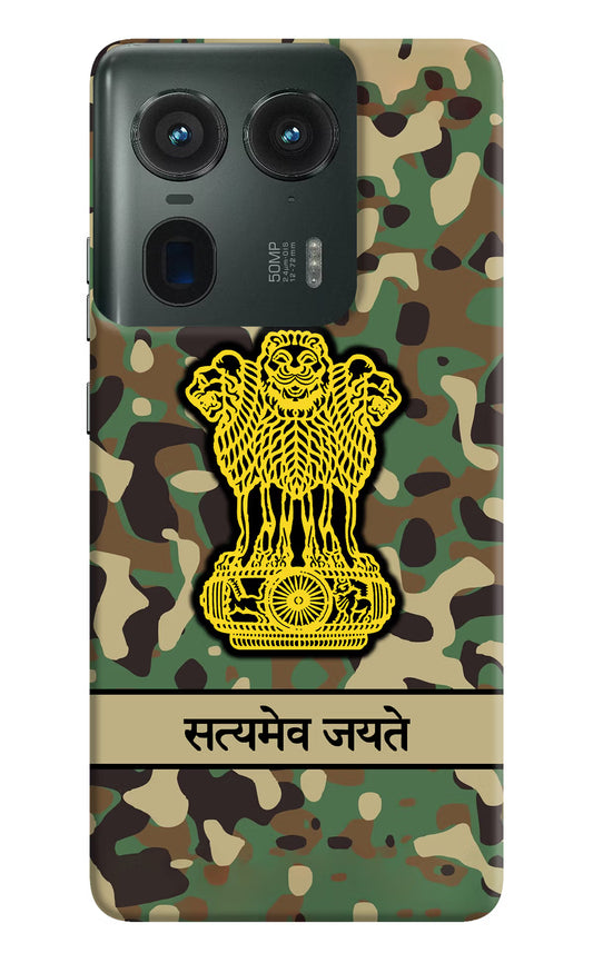 Satyamev Jayate Army Moto Edge 50 Ultra 5G Hard Case Back Cover by Casekaro