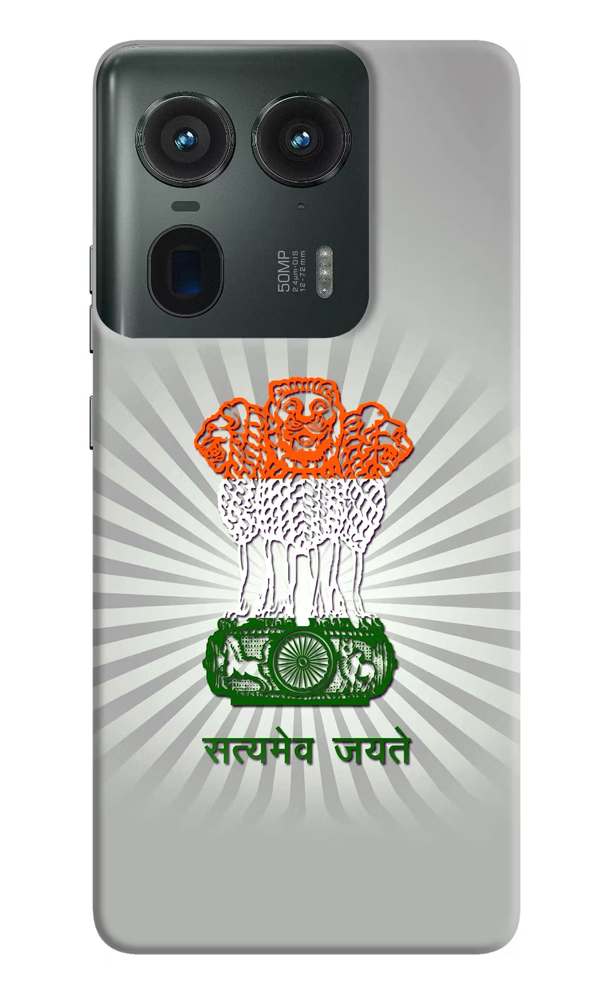 Satyamev Jayate Art Moto Edge 50 Ultra 5G Hard Case Back Cover by Casekaro