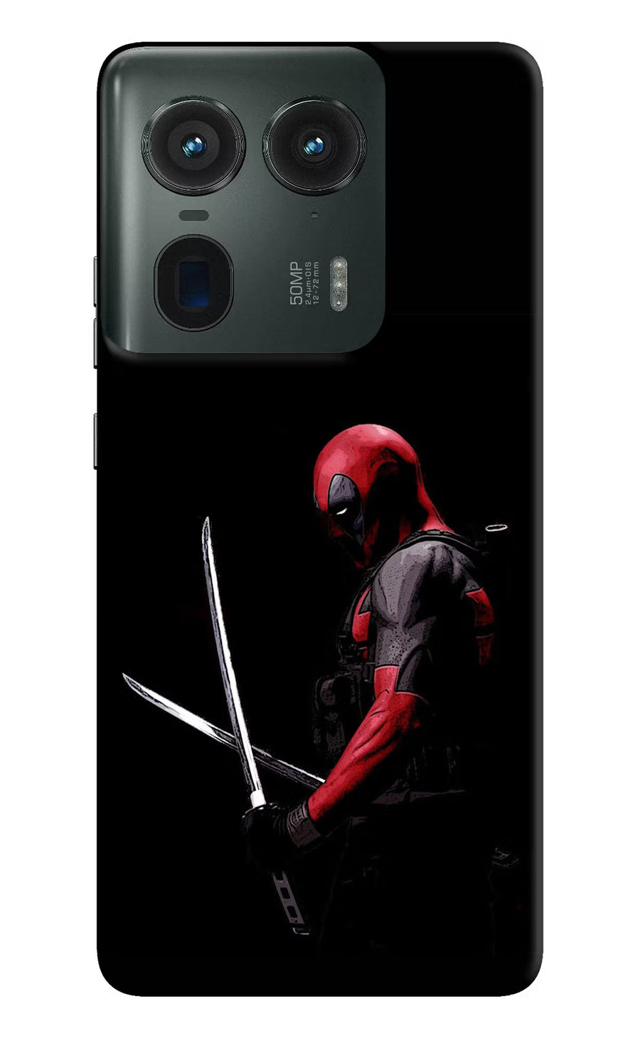 Deadpool Moto Edge 50 Ultra 5G Back Cover, Hard case