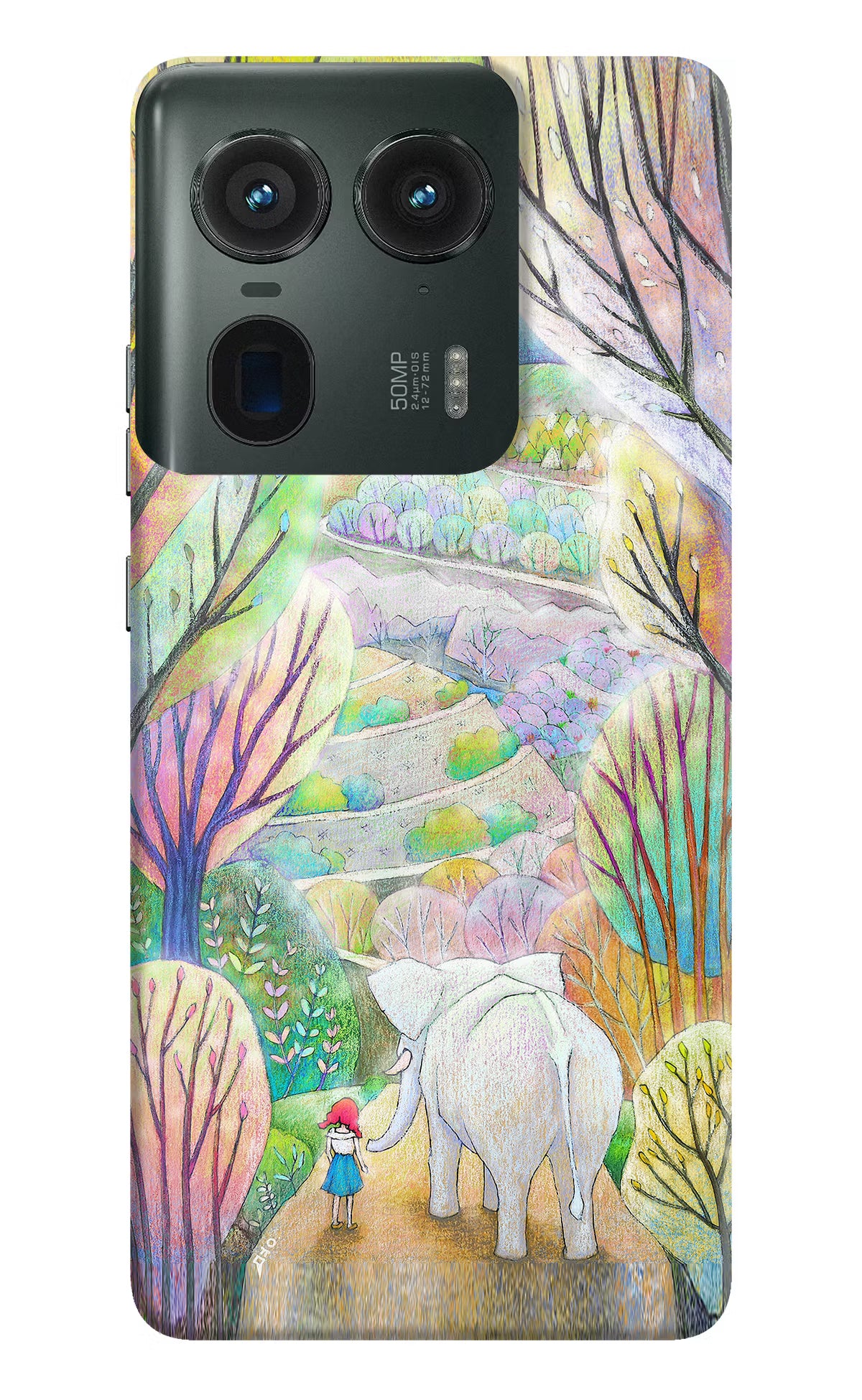 Nature Painting Moto Edge 50 Ultra 5G Hard Case Back Cover by Casekaro