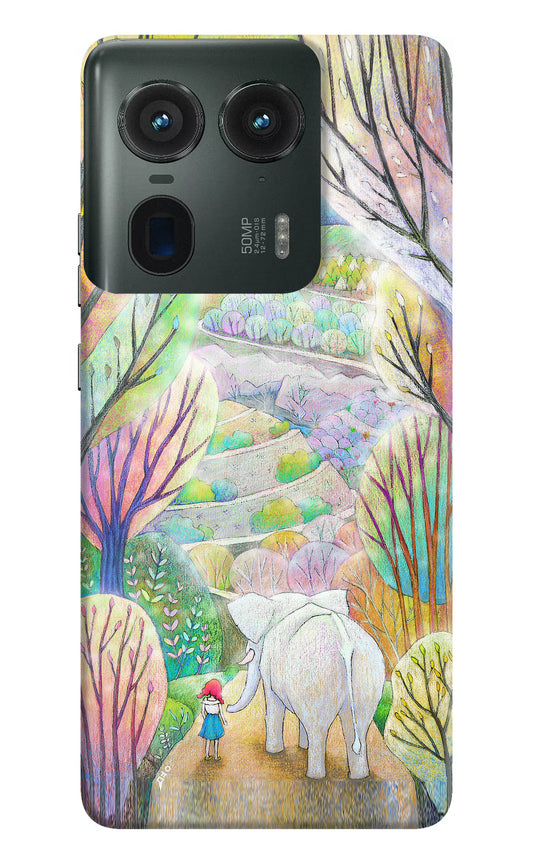 Nature Painting Moto Edge 50 Ultra 5G Hard Case Back Cover by Casekaro