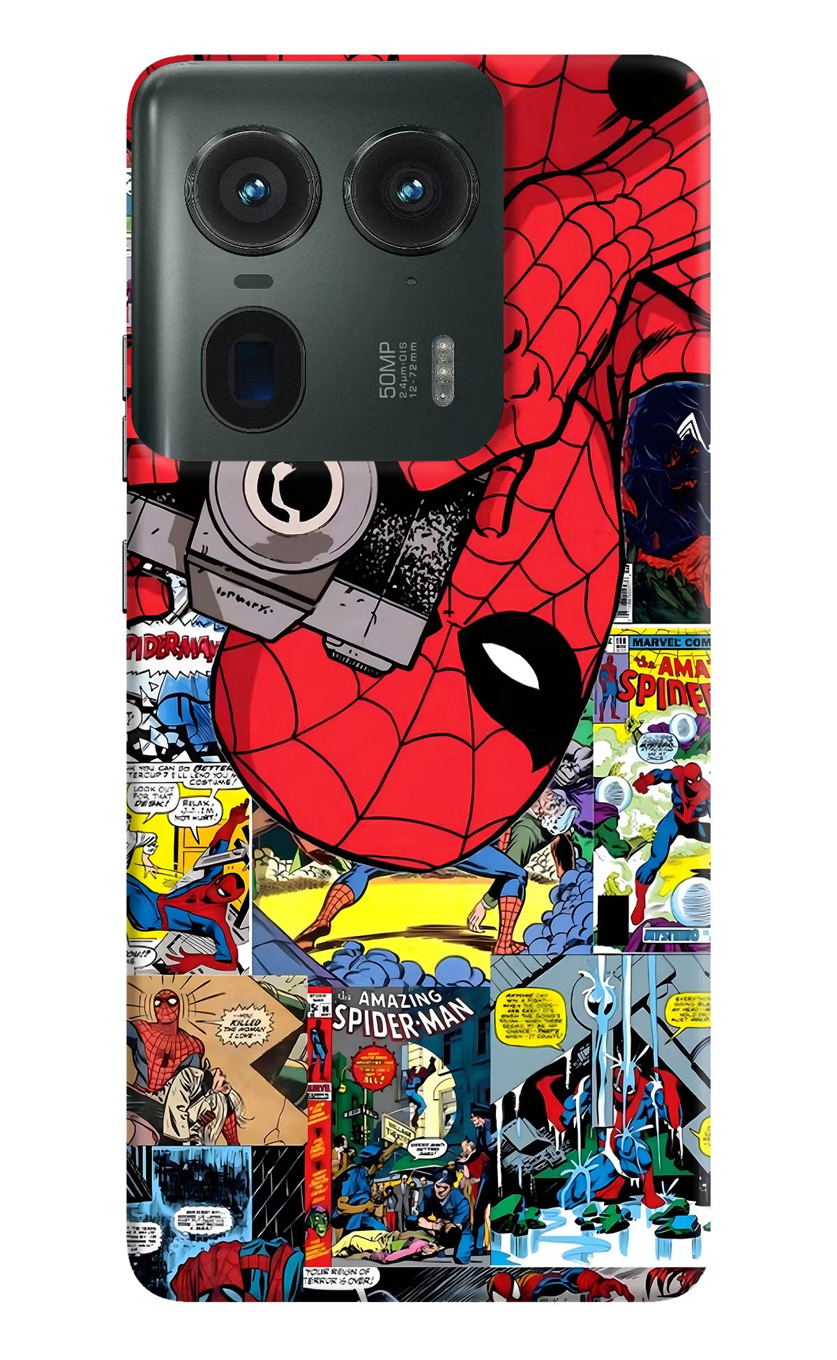 Spider Man Moto Edge 50 Ultra 5G Hard Case Back Cover by Casekaro