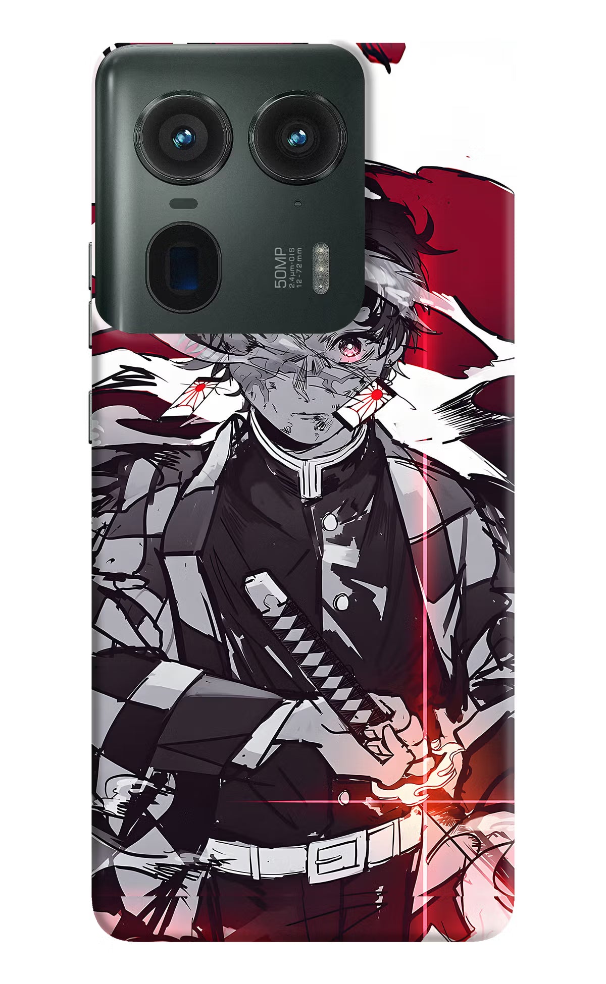 Demon Slayer Moto Edge 50 Ultra 5G Hard Case Back Cover by Casekaro