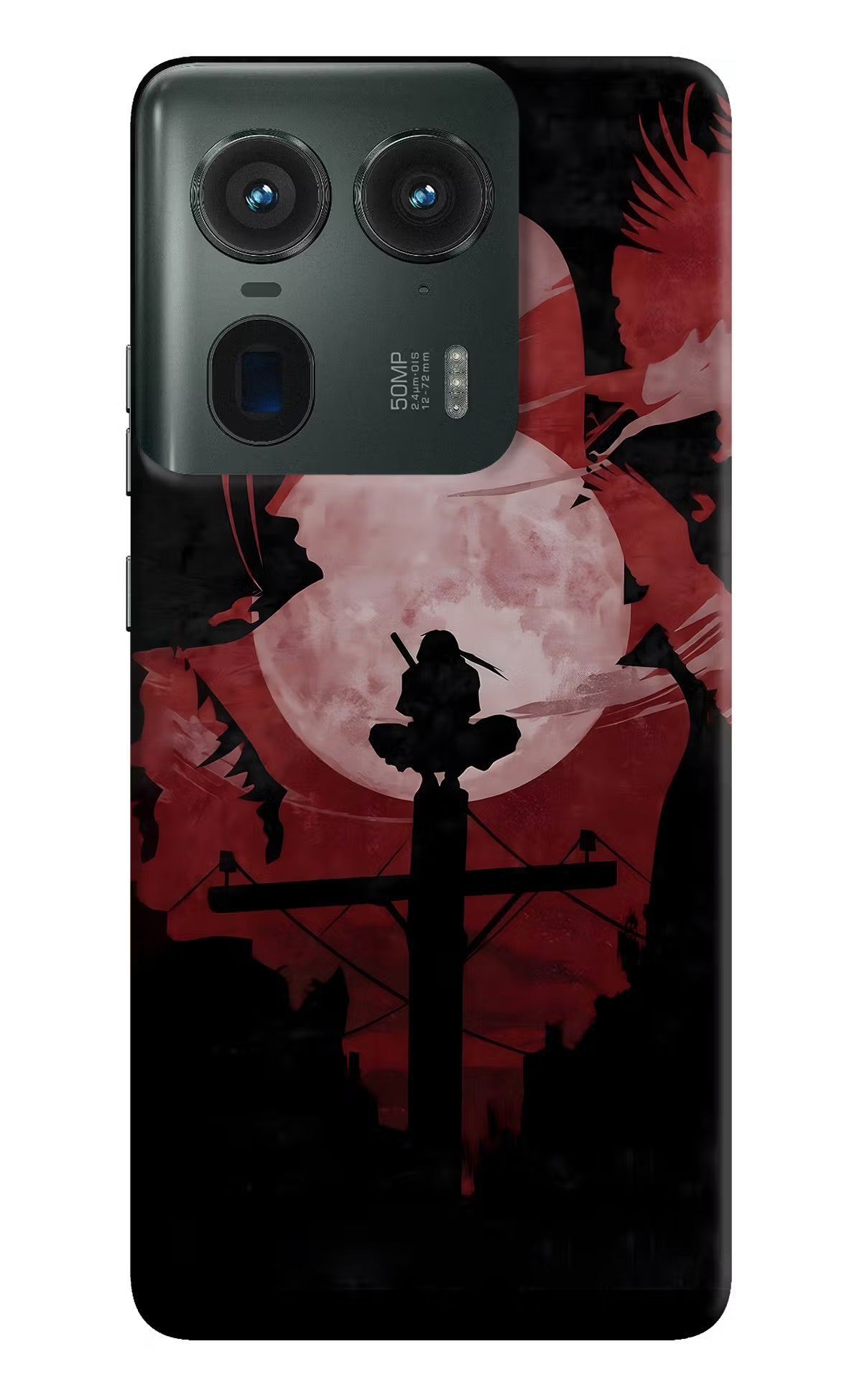 Naruto Anime Moto Edge 50 Ultra 5G Hard Case Back Cover by Casekaro