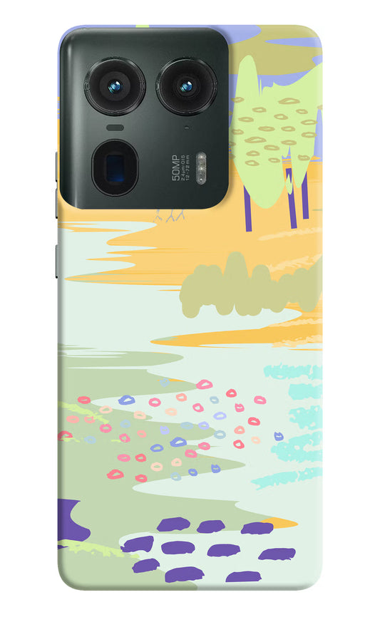 Scenery Moto Edge 50 Ultra 5G Hard Case Back Cover by Casekaro