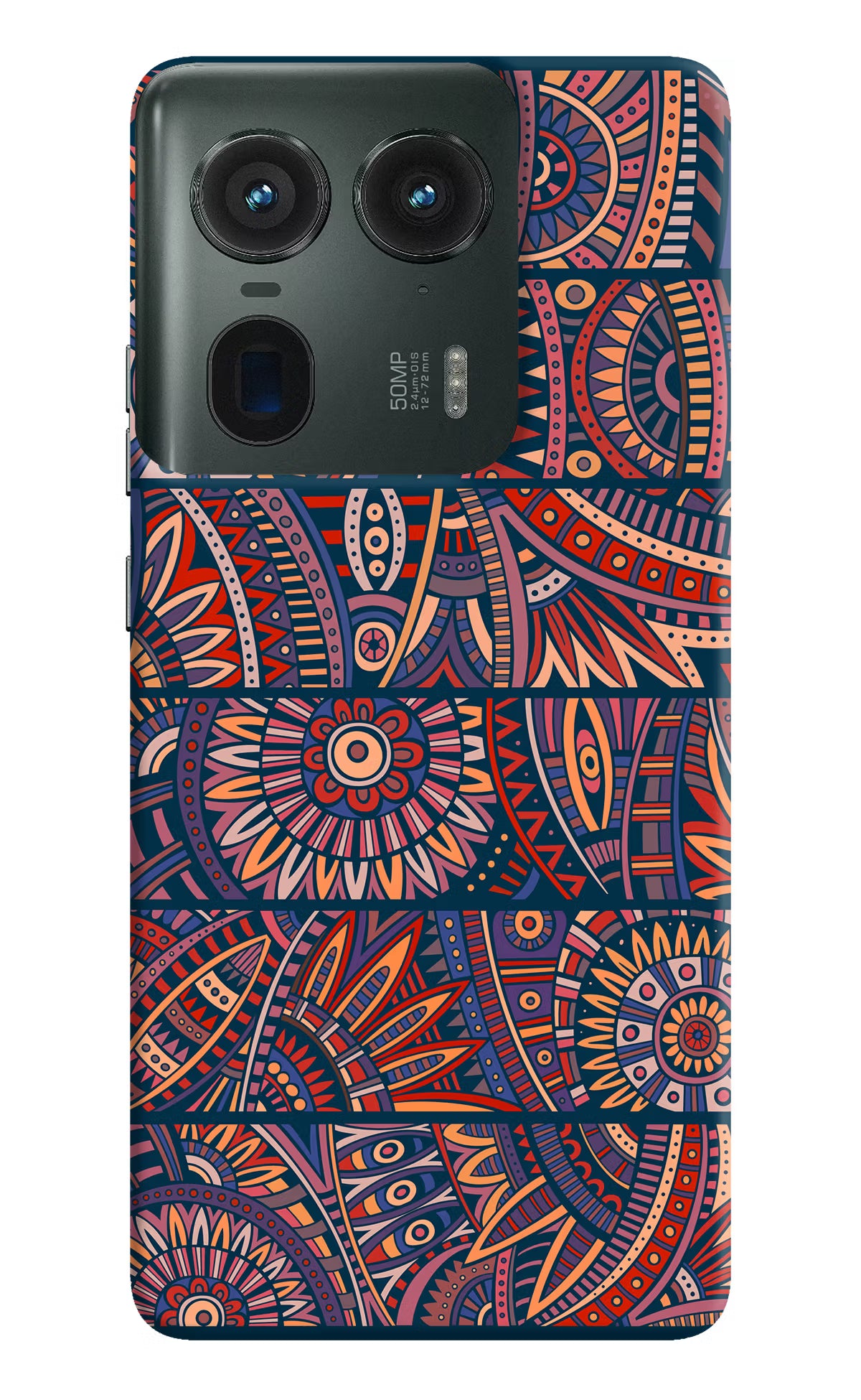 African Culture Design Moto Edge 50 Ultra 5G Hard Case Back Cover by Casekaro