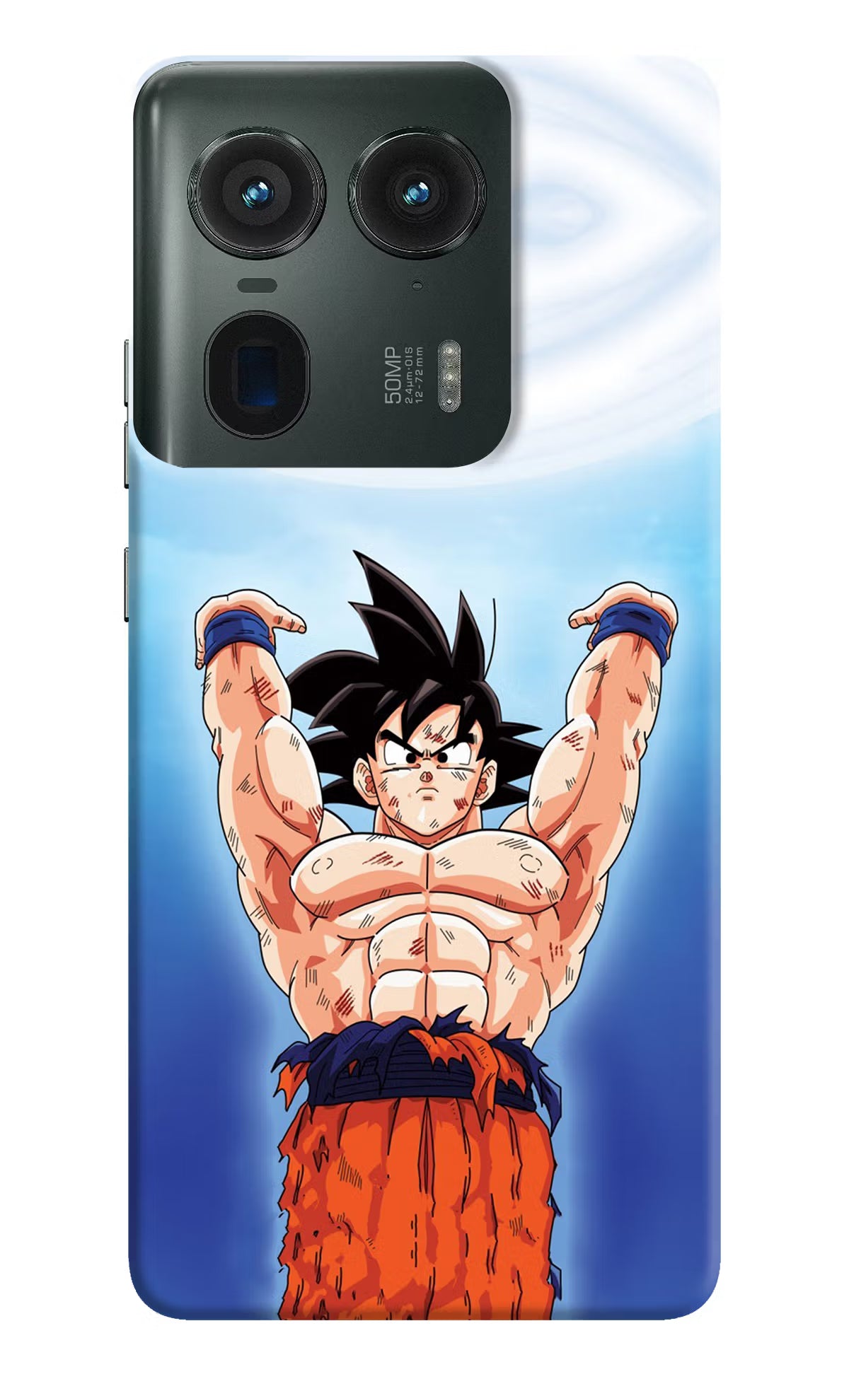 Goku Power Moto Edge 50 Ultra 5G Hard Case Back Cover by Casekaro